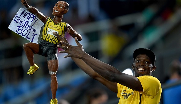 14. August 2016, Rio de Janeiro, Olympische Spiele: Auch im langsamsten Finale seiner Karriere ist Bolt noch schnell genug, um Geschichte zu schreiben