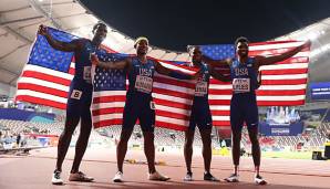 Die US-Staffel gewann erstmals seit 2007 wieder WM-Gold.