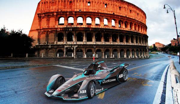 Doch auch mit dem Kolosseum in Rom überzeugt der künftige Elektro-Schlitten. Da stellt sich die Frage: Ist die Formel E mittlerweile schöner als die Formel 1?