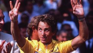 Greg LeMond gewann die Tour de France in den Jahren 1986, 1989 und 1990.