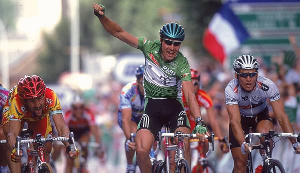 Zwölf Etappensiege: ERIK ZABEL (1995, 1996, 1997, 2000, 2001, 2002) - Weil Ete nicht nur sprinten, sondern auch einigermaßen über die Berge fahren konnte, holte er von 1996-2001 sechsmal in Folge das Grüne Trikot - Rekord!