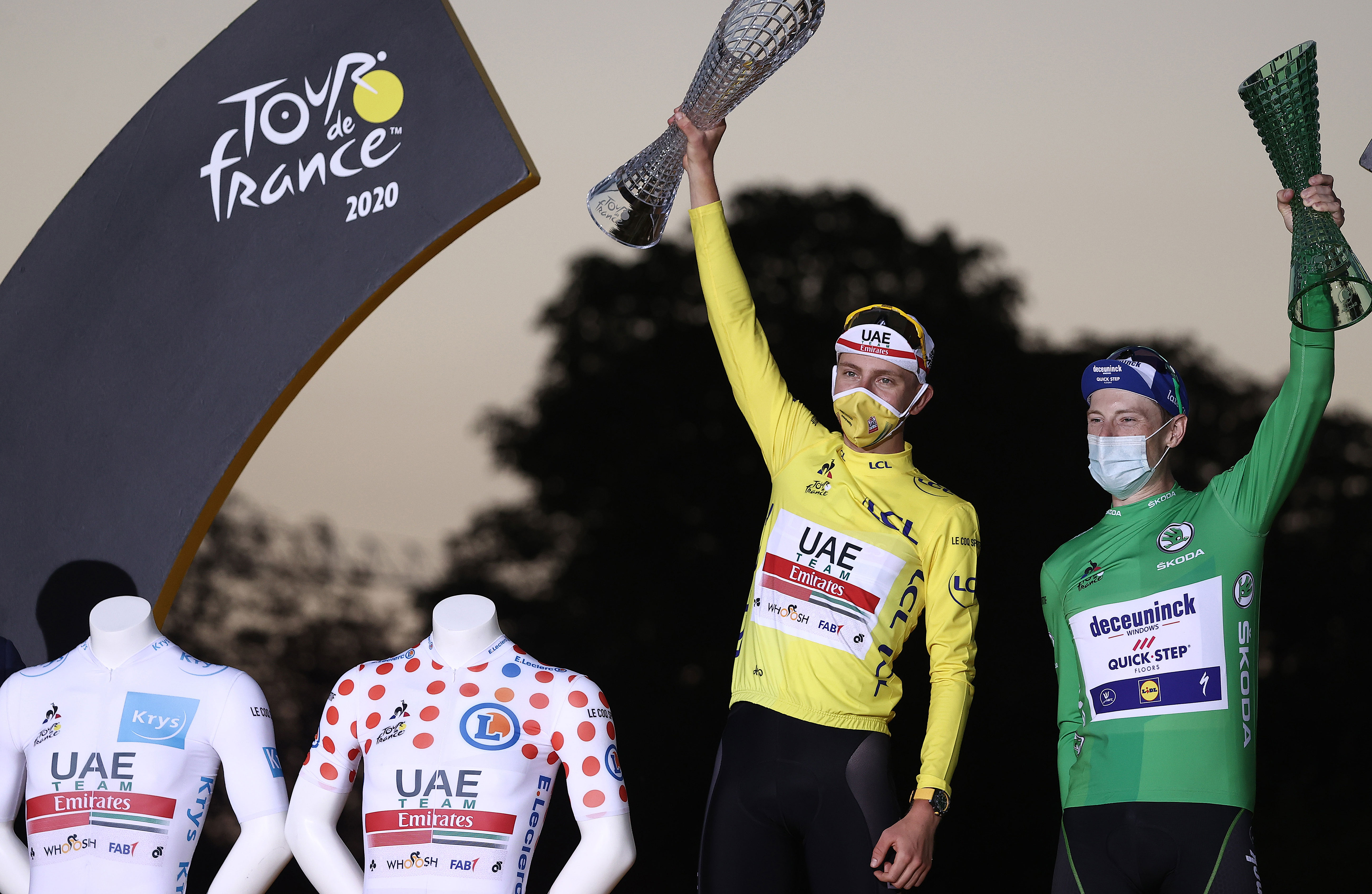 Bei der Tour de France gibt es vier verschiedene Trikots.