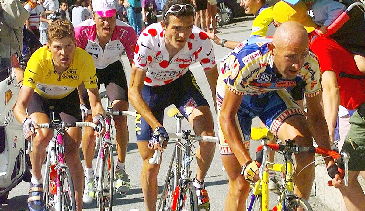 Marco Pantani hält den Rekord beim Aufstieg nach Alpe d'Huez.