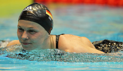 Britta Steffen holte in Stettin ihr drittes Gold