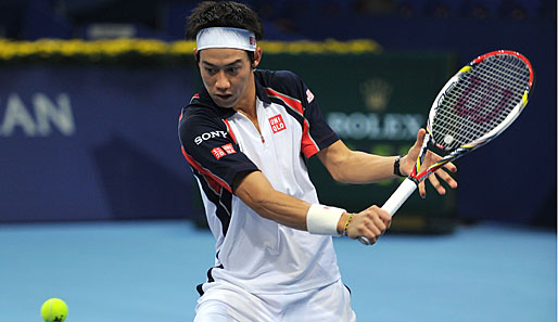 Kei Nishikori steht im Finale des ATP-Turniers von Basel