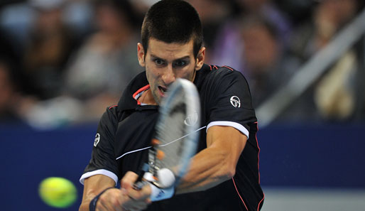 Novak Djokovic musste beim Masters-Turnier in Paris verletzt aufgeben