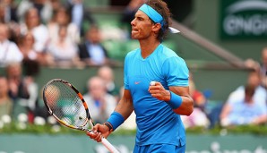 Rafael Nadal jubelt über seinen Auftaktsieg