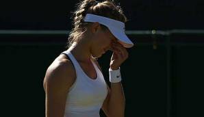 Wurde aufgrund enines schwarzen BHs beim Wimbledon-Turnier 2015 verwarnt: Eugenie Bouchard.