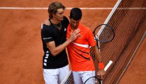 Novak Djokovic warf mit Alexander Zverev den letzten verbliebenen Deutschen in der Einzelkonkurrenz aus dem Turnier.