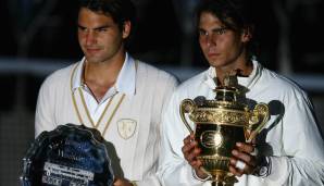 Ein ungewohntes Bild für Federer. Aber keine Angst: Er sollte Wimbledon noch drei weitere Male gewinnen. Mindestens ...