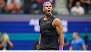 Rafael Nadal bezwang im Achtelfinale der US Open Marin Cilic.
