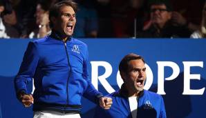 Rafa Nadal und Roger Federer.