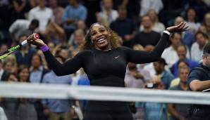 Serena Williams steht zum zehnten Mal im Finale der US Open.