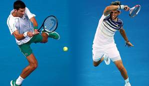 Novak Djokovic und Dominic Thiem spielen im Finale der Australian Open gegeneinander.
