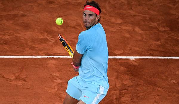 Rafael Nadal gewann den ersten Satz gegen Novak Djokovic mit 6:0.