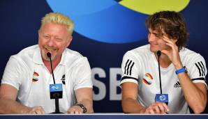 Boris Becker kommentiert bei Eurosport die Spiele von Alexander Zverev.