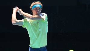 Alexander Zverev bereitet sich auf die Australian Open vor.