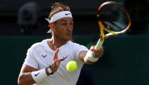Rafael Nadal kämpft in Wimbledon um den Einzug ins Viertelfinale.