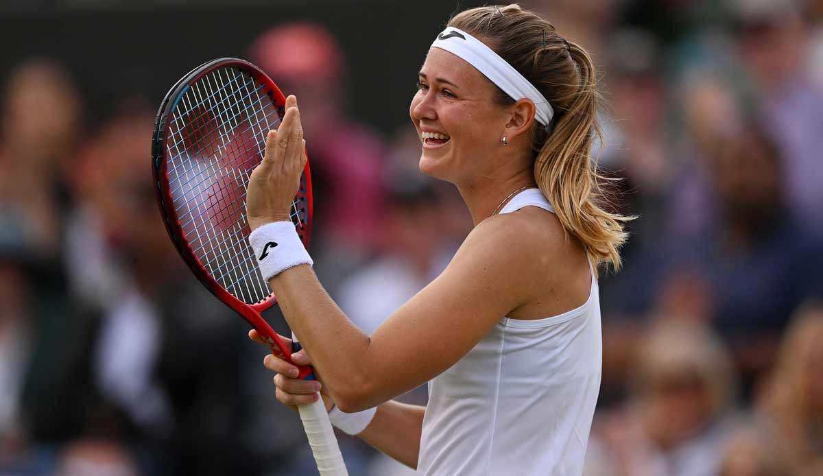 Marie Bouzkova erreichte erstmals bei einem Grand Slam das Viertelfinale.