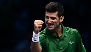 Djokovic hat bei den ATP-Finals in Turin vorzeitig das Halbfinale erreicht.