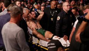 Conor McGregor hat bei UFC 264 gegen Dustin Poirier verloren. Der Ire musste aufgrund eines Beinbruchs aufgeben, zeigte sich danach aber als schlechter Verlierer. Die besten Bilder des Kampfes.