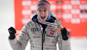Einer der Favoriten bei der Vierschanzentournee: Skiflug-Weltmeister Karl Geiger.