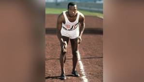 Zwei Monate zuvor begannen die Dreharbeiten für die Paramount-Dokumentation "The Jesse Owens Story". Im Bild: Schauspieler Dorian Harewood als Jesse Owens. 2016 erschien außerdem der Spielfilm "Race" (in Deutschland: "Zeit für Legenden") in den Kinos.