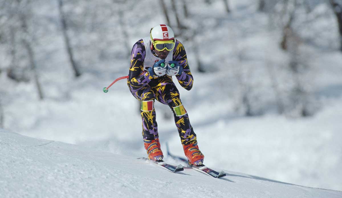 Lamine Gueye: War in Sarajevo 1984 der erste senegalesische Winter-Olympionike überhaupt. Ließ als Skirennfahrer im Riesenslalom ganze 19 Starter hinter sich, in der Abfahrt waren neun langsamer als Gueye. War auch 1992 und 1994 mit dabei.