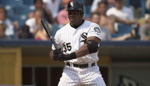 Platz 20: Frank Thomas - 521 HR (1990-2008 für die Chicago White Sox, Oakland Athletics, Toronto Blue Jays)