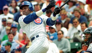 Platz 9: Sammy Sosa - 609 HR (1989-2005 für die Texas Rangers, Chicago White Sox, Chicago Cubs, Baltimore Orioles)