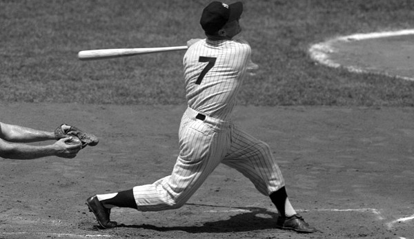 Platz 18: Mickey Mantle - 536 HR (1951-1968 für die New York Yankees)
