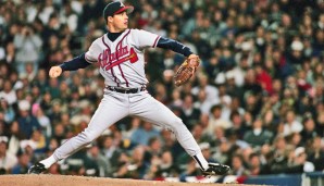 Platz 10: Greg Maddux (RH) - 3371 K (1986 - 2008 für die Chicago Cubs, Atlanta Braves, Los Angeles Dodgers, San Diego Padres)