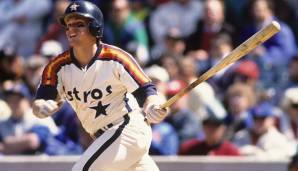 Platz 24: Craig Biggio - 3060 Hits: 20 Jahre für die Houston Astros (1988-2007), in denen er sowohl als Catcher, als auch als Second Baseman zum All-Star wurde. Eine wahre Doubles-Maschine (668 sind Bestmarke für Rechtshänder).