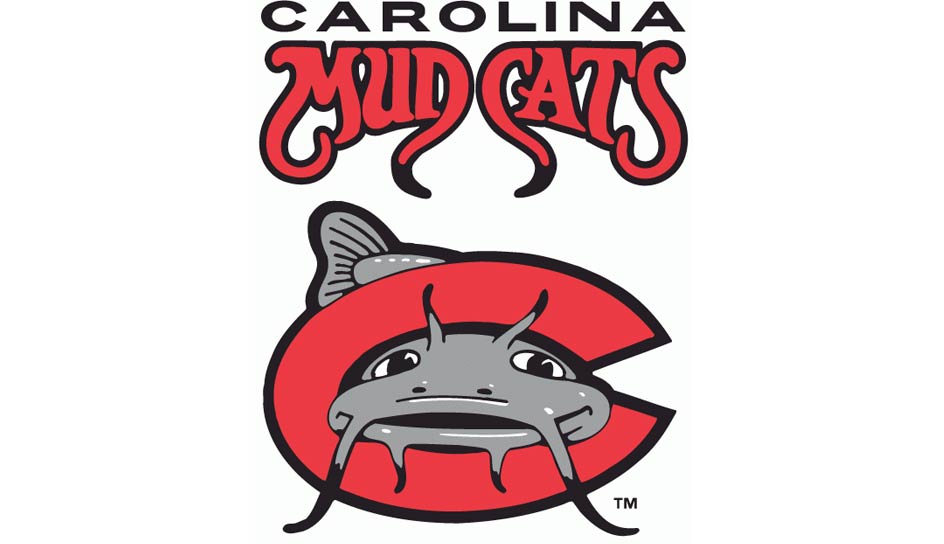 Carolina Mud Cats: Single-A Advanced / Milwaukee Brewers (Übersetzung Mud Cat: Katzenwels).