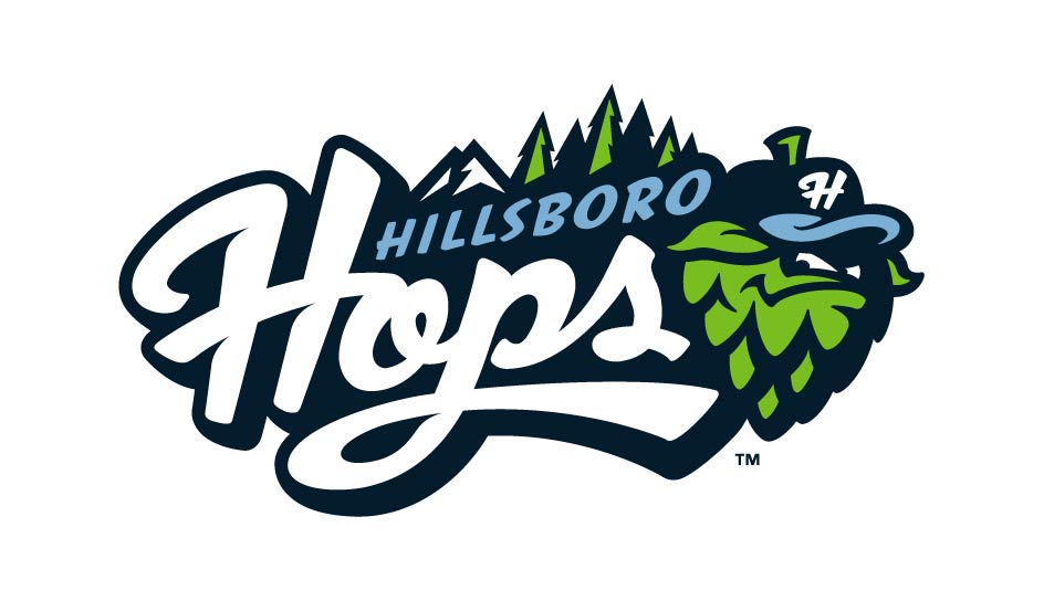 Hillsboro Hops: Single-A Short / Arizona Diamondbacks (Übersetzung Hop: Hopfen).