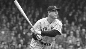 Lou Gehrig, "The Iron Horse" spielte in 2130 Spielen in Serie ohne Unterbrechung.