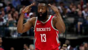 Platz 13: James Harden - 6 Jahre/228 Millionen Dollar (Vertragsverlängerung) bei den Houston Rockets 2017 (NBA).