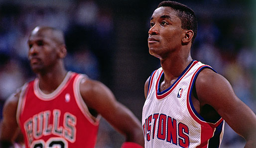 In seiner NBA-Karriere spielte Isiah Thomas für kein anderes Team als die Detroit Pistons