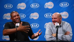 Doc Rivers (l.) und Steve Ballmer planen gemeinsam die Zukunft der Clippers