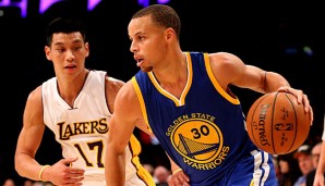 Stephen Curry spielte die Lakers-Defense schwindelig