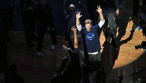 Dirk Nowitzki erzielte in Spiel 4 27 Punkte für die Dallas Mavericks