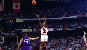 Platz 14: Michael Jordan (Chicago Bulls): 44 Punkte gegen die Phoenix Suns, Finals 1993, Spiel 3 - Endstand 129:121 für Phoenix