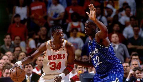 1995: Houston Rockets (4-0 gegen Orlando Magic). Finals MVP: Hakeem Olajuwon