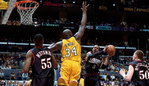 2001: L.A. Lakers (4-1 gegen Philadelphia 76ers). Finals MVP: Shaquille O'Neal