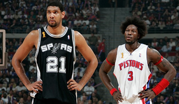 2005: San Antonio Spurs (4-3 gegen Detroit Pistons). Finals MVP: Tim Duncan