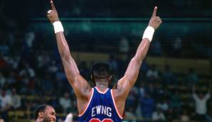 New Yorks Heilsbringer war auch sofort ein All-Star, mitwirken konnte der Center beim Event selbst aber wegen einer Knieverletzung nicht. Dennoch: Mit Ewing wurden die Knicks nach einigen schweren Jahren wieder relevant.