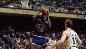 Willis Reed (Forward/Center) - 1964-1974. Knicks-Vita: 18,7 Punkte, 12,9 Rebounds, All-Star (7x), MVP (1970), Champion und Finals-MVP (1970 & 1973), Hall of Famer.