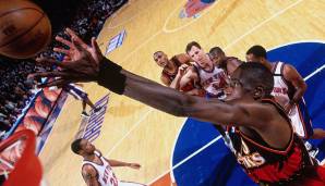 Platz 12: DIKEMBE MUTOMBO (1991-2009) - 3808 Offensiv-Rebounds in 1196 Spielen für die Nuggets, Hawks, Sixers, Nets, Knicks und Rockets