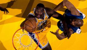 Platz 6: SHAQUILLE O'NEAL (1992-2011) - 4209 Offensiv-Rebounds in 1207 Spielen für die Magic, Lakers, Heat, Suns, Cavaliers und Celtics
