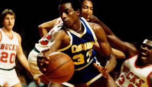 Denver Nuggets - David Thompson mit 73 Punkten am 9. April 1977 gegen die Detroit Pistons